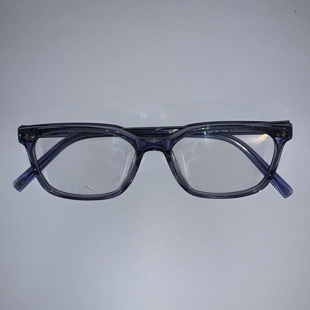 Warby Parker Weathers Periwinkle crystal